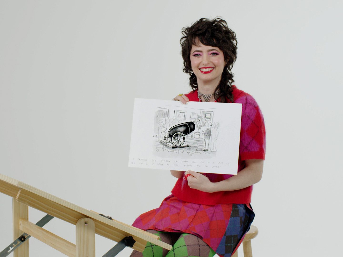 Sarah Sherman Enters the Cartoon Caption Contest